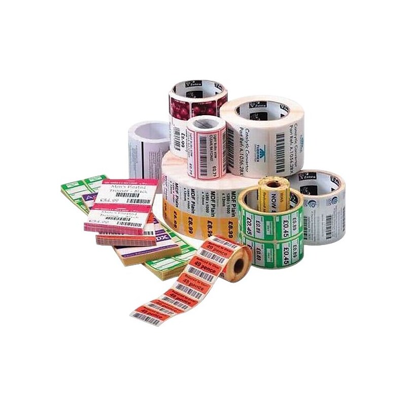 Zebra® Z-Perform® 10000287 2000T Paper Thermal Transfer Label, White, 1"(H) x 3"(W) image 1