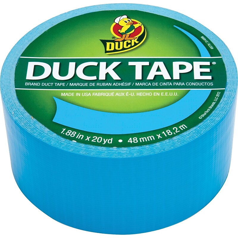 Duck Tape® Brand Colored Duct Tape, Electric Blue image 1