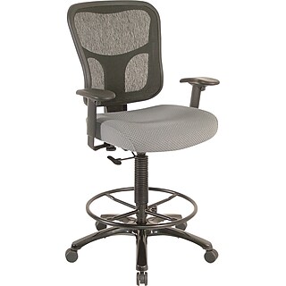 リリアン様。専用。TRUCK DESK ＆ IRON BASE CHAIR Tempur-Pedic Fabric Drafting Chair with Backrest and Footrest with