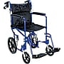 Excel Deluxe Aluminum Transport Wheelchair, 19 x 16, 300 lbs. (MDS808210ABE)   ~#|#~s0557378_sc7