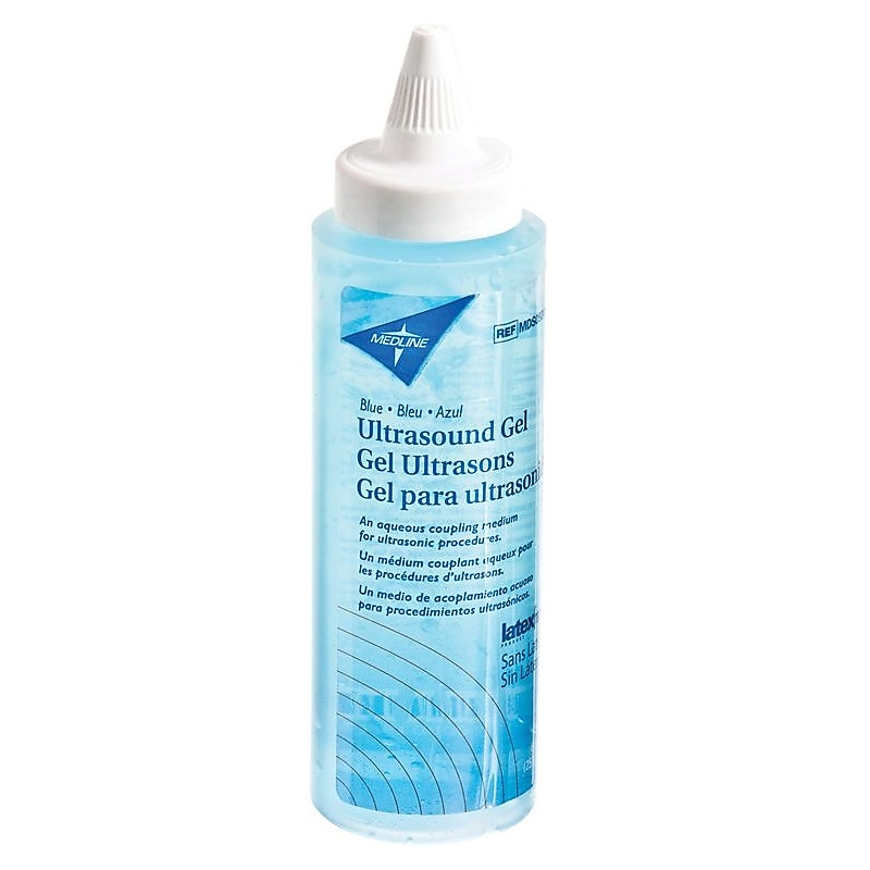 Medline Ultrasound Gel, 8.5 oz., Blue, 12/Pack (MDS092005) image 1