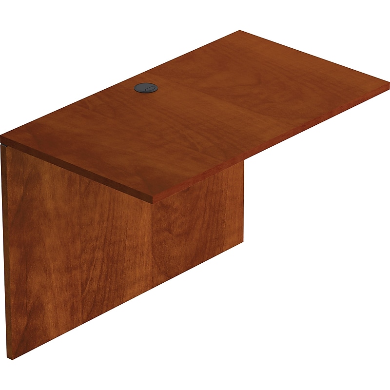 Offices To Go 42" x 24" Flush Bridge, American Dark Cherry (TDSL4224FB-ADC) image 1