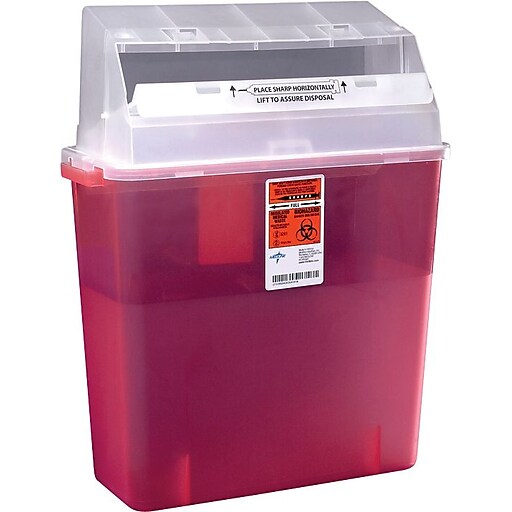 Shop Staples for Medline Biohazard Multipurpose Sharps Containers, 3 gal.