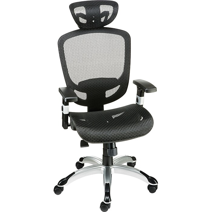 staples.com | Union & Scale™ FlexFit™ Hyken Mesh Task Chair, Black (UN59460)