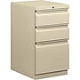 HON Brigade 3-Drawer Mobile Vertical File Cabinet, Letter Size, Lockable, 28"H x 15"W x 20"D, Putty (H33720RL)~#|#~s0562390_sc7