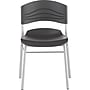 Iceberg CafeWorks Cafe Chair, Plastic, Graphite, Seat: 21"W x 19"D, Back: 21"W x 14"H~#|#~s0564745_sc7