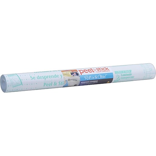 Duck® Clear Laminate Peel N' Stick, 18" x 24ft at Staples