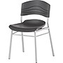 Iceberg CafeWorks Cafe Chair, Plastic, Graphite, Seat: 21"W x 19"D, Back: 21"W x 14"H~#|#~s0565734_sc7