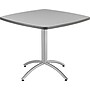 ICEBERG CafeWorks Square Melamine Cafe Table, 36"D x 36"W, Gray (65617)~#|#~s0565743_sc7