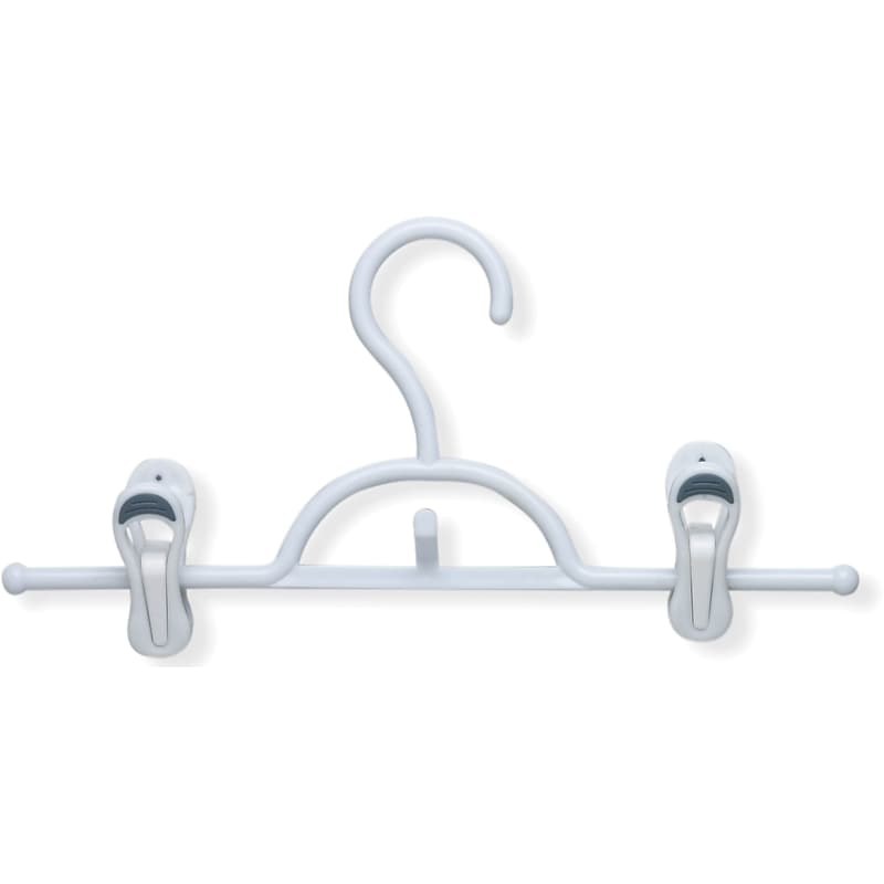 Honey Can Do Plastic Clothes Hangers, White, 12/Pack (HNG-09043) image 1
