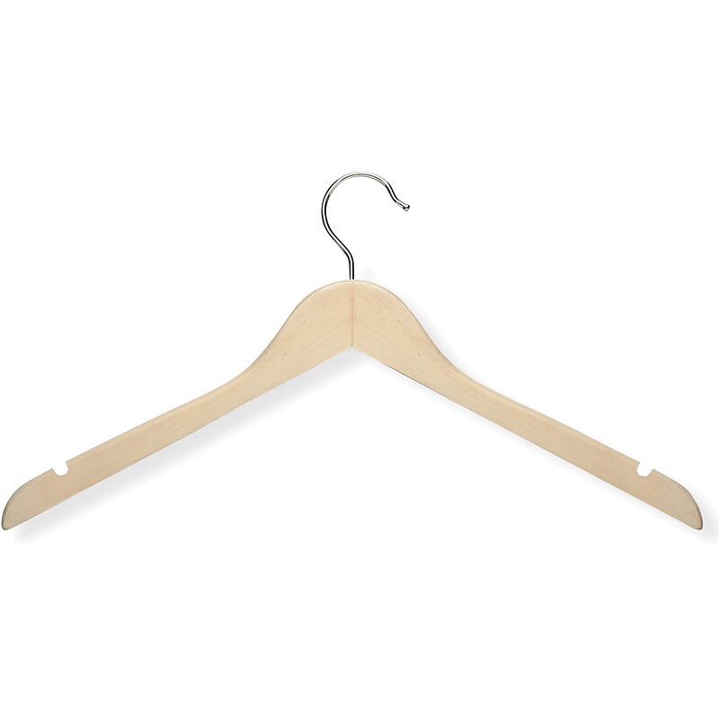 Honey Can Do Wood/Veneer Clothes Hanger, Maple, 20/Pack (HNG-09035) image 1