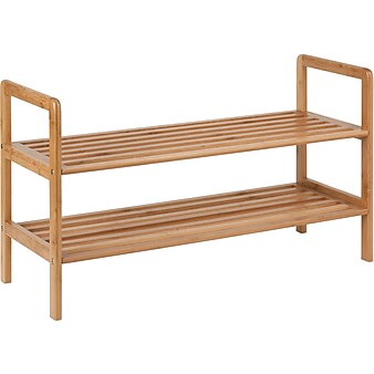 Honey Can Do 2-Tier Bamboo Shoe Shelf