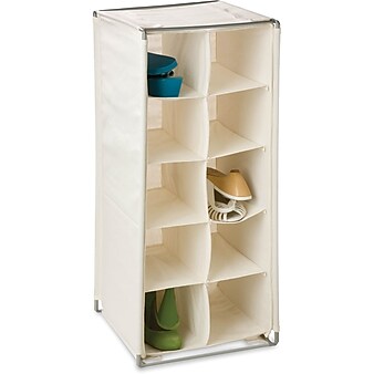 Honey Can Do 10 Pocket Natural Shoe Rack