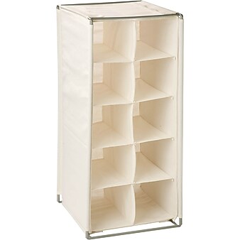 Honey Can Do 10 Pocket Natural Shoe Rack