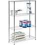 Honey-Can Do 4-Tier 250lb. Capacity Shelving Unit, Chrome (SHF-09437)~#|#~s0566872_sc7