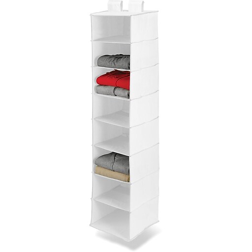 Honey Can Do 8 Shelf Hanging Organizer, White Staples