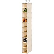 Honey Can Do 10 Shelf Hanging Organizer, Bamboo