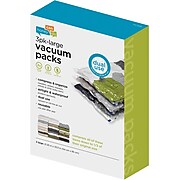 Honey Can Do 3 Pack Large Vacuum Packs, Clear (VAC-01300)