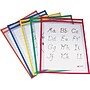 C-Line Dry Erase Pocket, 9" x 12", Assorted Colors, 5/Pack (CLI40630)~#|#~s0567655_sc7