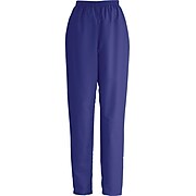Medline ComfortEase Ladies Elastic Scrub Pants, Purple, Small, Regular Length