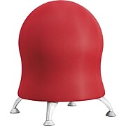 Safco Fabric Plastic Ball Chair, Crimson (4750CI)