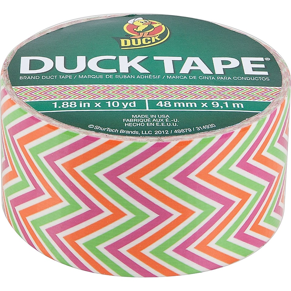 Duck Tape Brand Duct Tape, Zig Zag, 1.88x 10 Yards