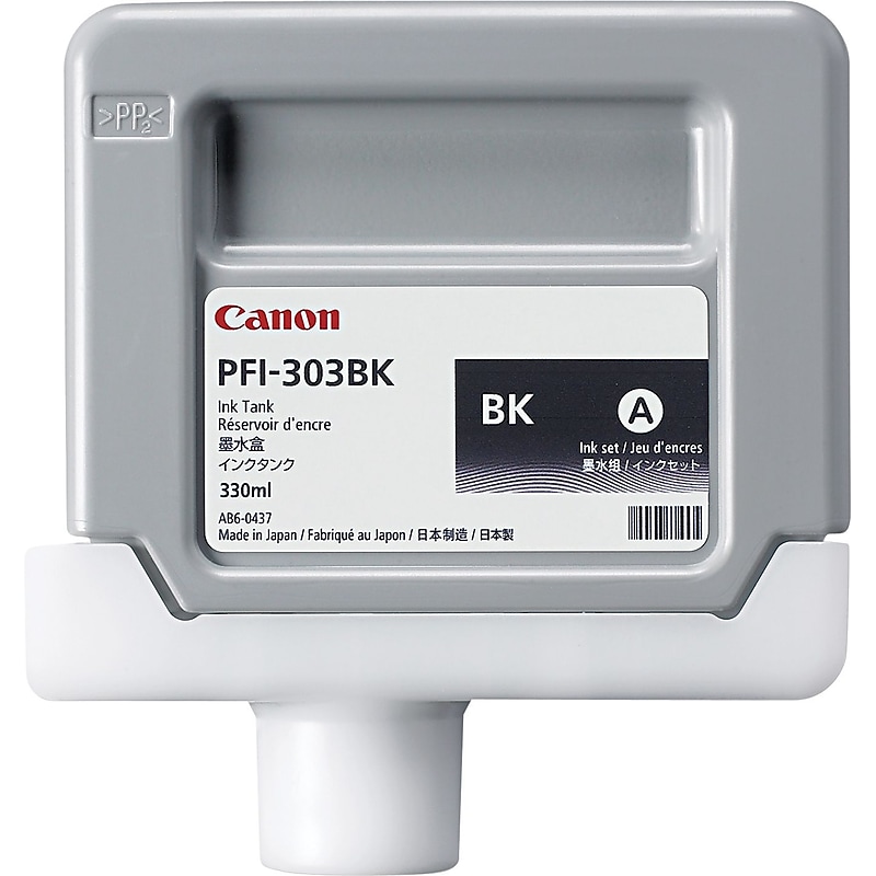 Canon 303 Black Standard Yield Ink Cartridge (2958B001AA) image 1