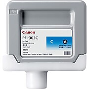 Canon PFI-303 Cyan Standard Yield Ink Cartridge (2959B001AA)