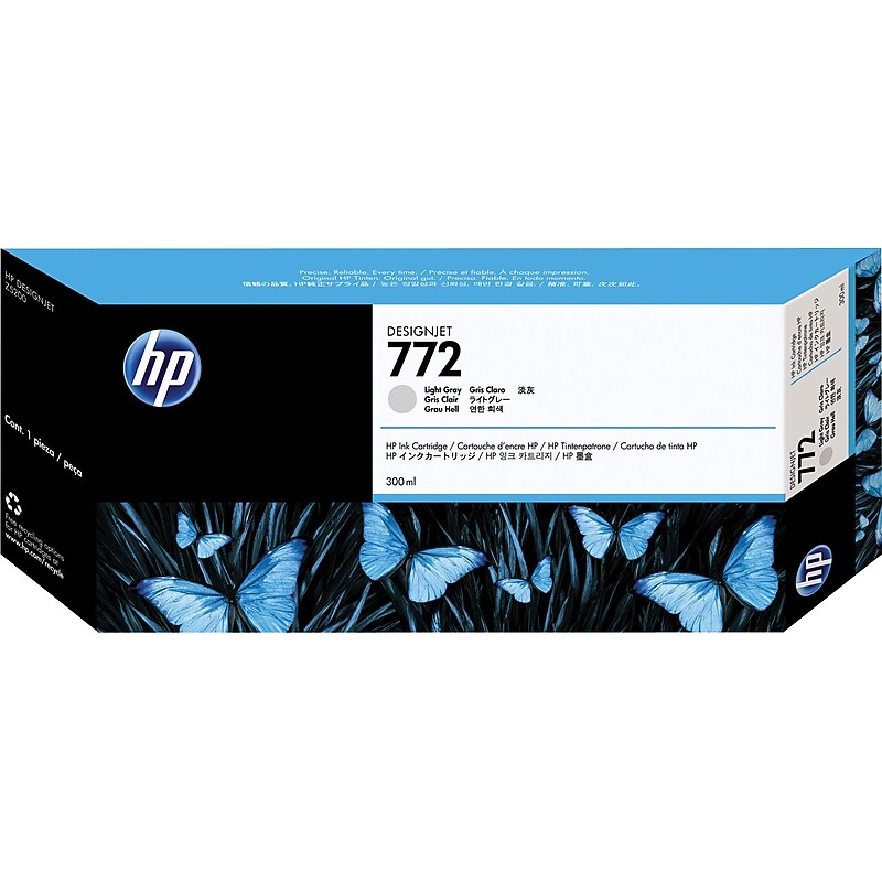 HP 772 Light Gray Standard Yield Ink Cartridge (CN634A) image 1