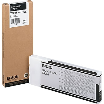 Epson T606 Ultrachrome Photo Black High Yield Ink Cartridge