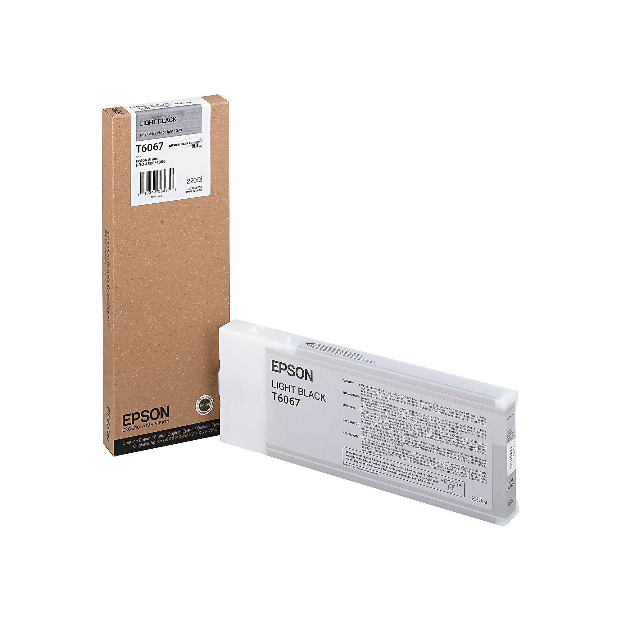 Epson T606 Ultrachrome Light Black High Yield Ink Cartridge Sansujyuku sansujyuku.com