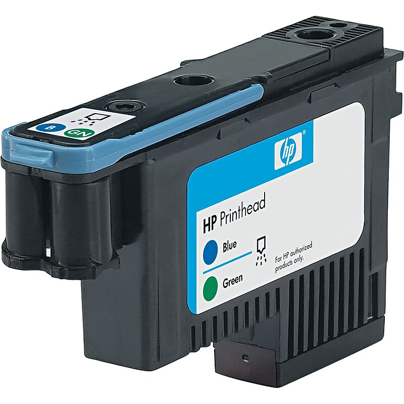 HP 70 Print Head Cartridge, Green/Blue (C9408A) image 1