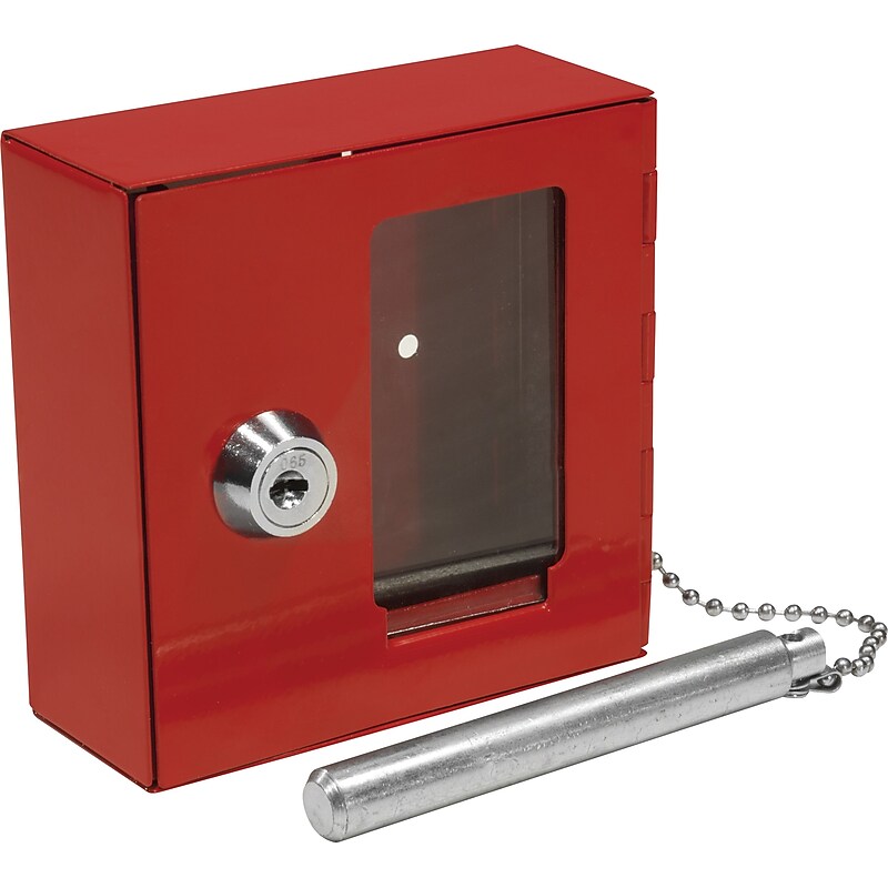 Barska Small Breakable Emergency Key Box, Red (AX11838) image 1