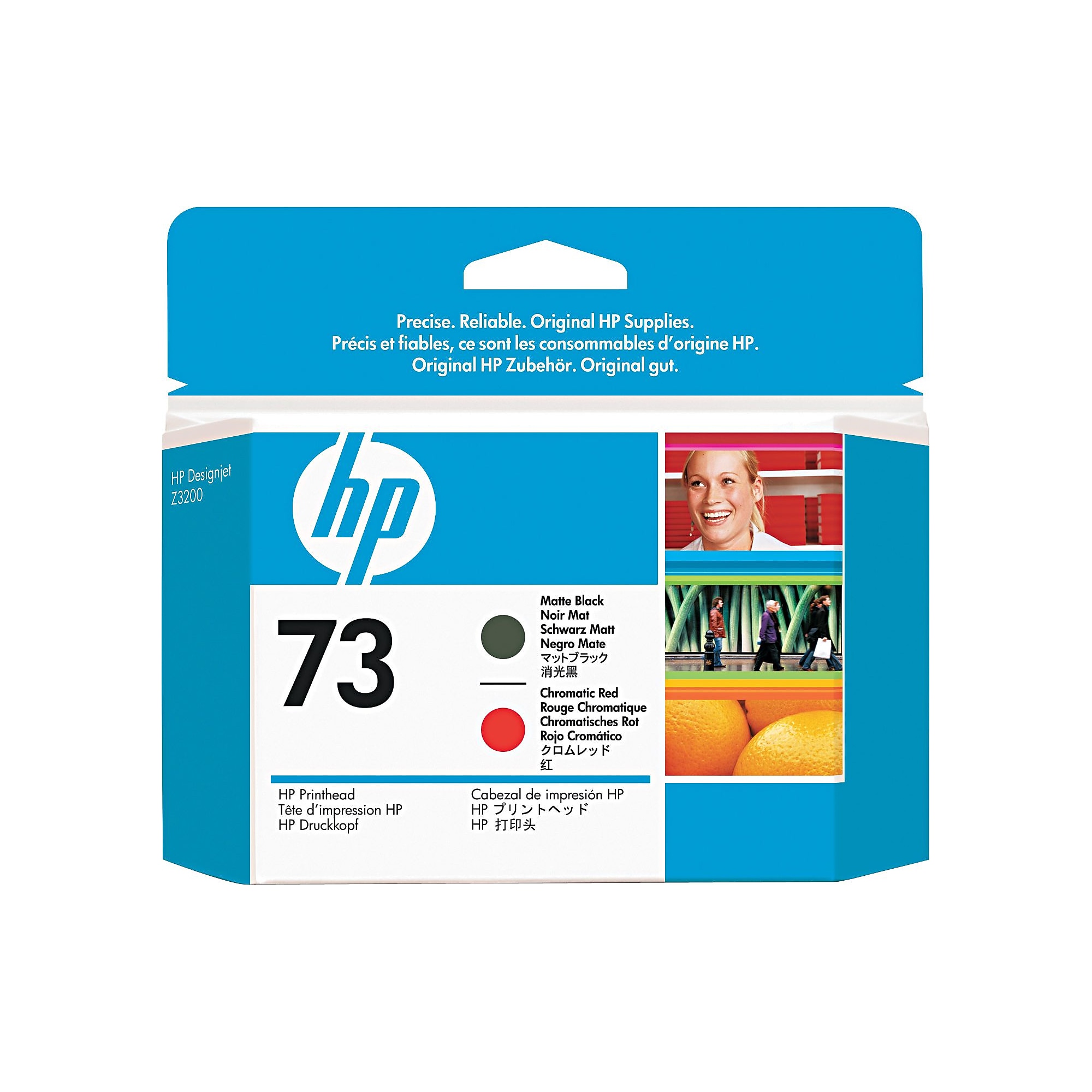 HP 73 Print Head, Black Matte/Chromatic Red (CD949A) Simolary simolary.com