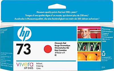 HP 73 Red Standard Yield Ink Cartridge (CD951A) Sansujyuku sansujyuku.com