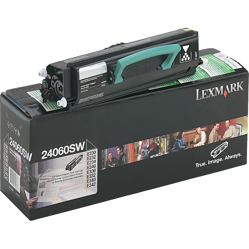 Lexmark 24060SW Black Standard Yield Toner Cartridge image 1