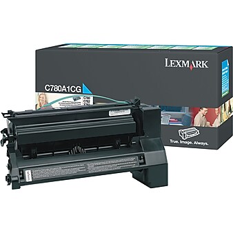 Lexmark C780A1CG Cyan Standard Yield Toner Cartridge