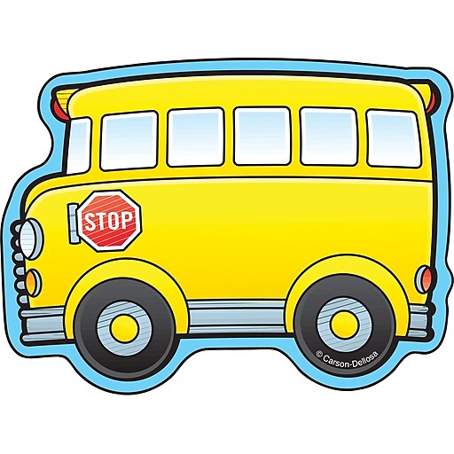 Carson dellosa school buses cut outs at staples