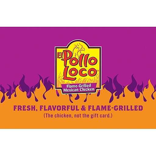 El Pollo Loco Gift Card, 50 Staples