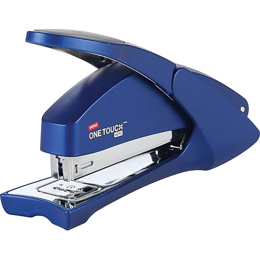Staples Aero Full Strip Stapler, 20Sheet Capacity, Blue