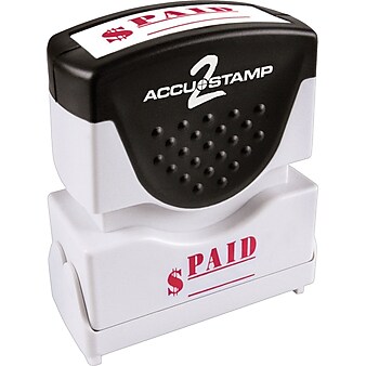  StampMark Customized Signature/Logo Stamp + 2 Lines of Text -  Large Size - Choose from 15 Ink Colors : Office Products