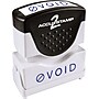 Accu-Stamp2 One-Color Pre-Inked Shutter Message Stamp, VOID, 1/2" x 1-5/8" Impression, Blue Ink (035584)~#|#~s0578034_sc7