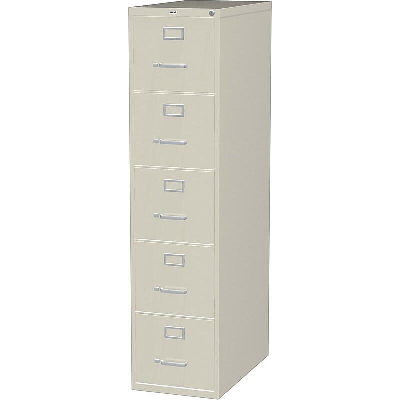 Lorell Commercial Grade Vertical File Cabinet, Putty, 5 x File Drawer(s) (LLR48497) image 1