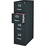 Lorell Vertical File Cabinet, Black, 4 x File Drawer(s)~#|#~s0580504_sc7