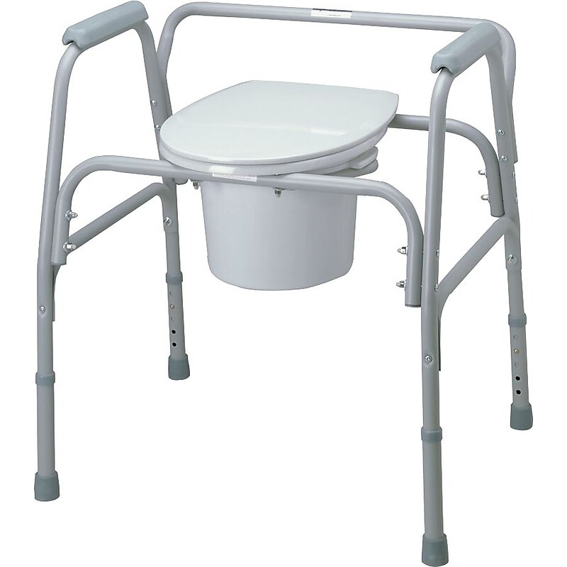 Medline Bariatric Commode Seat and Lid Only (MDS89664SLXW) image 1