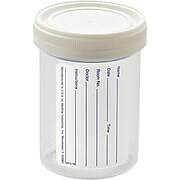 Medline Pneumatic Tube Specimen Containers, 3 oz Size, 400/Pack
