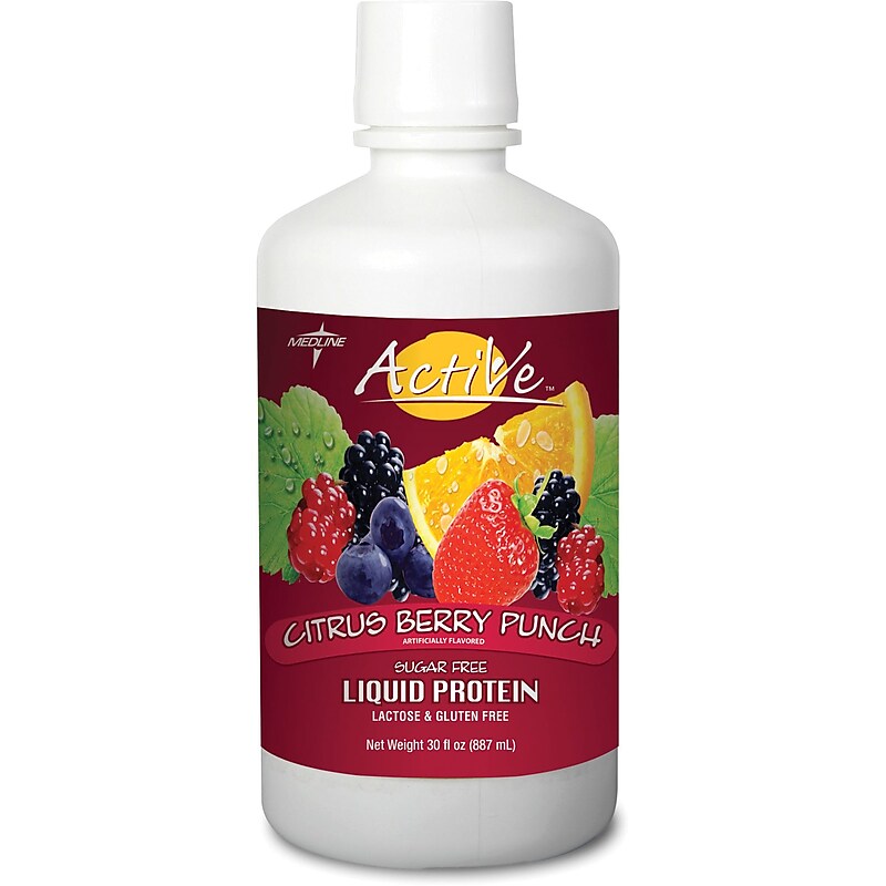 Active Sugar-Free Liquid Protein with Lutein, Orange Creme, 32 fl. oz., 4/Carton (ENT693SFOC) image 1