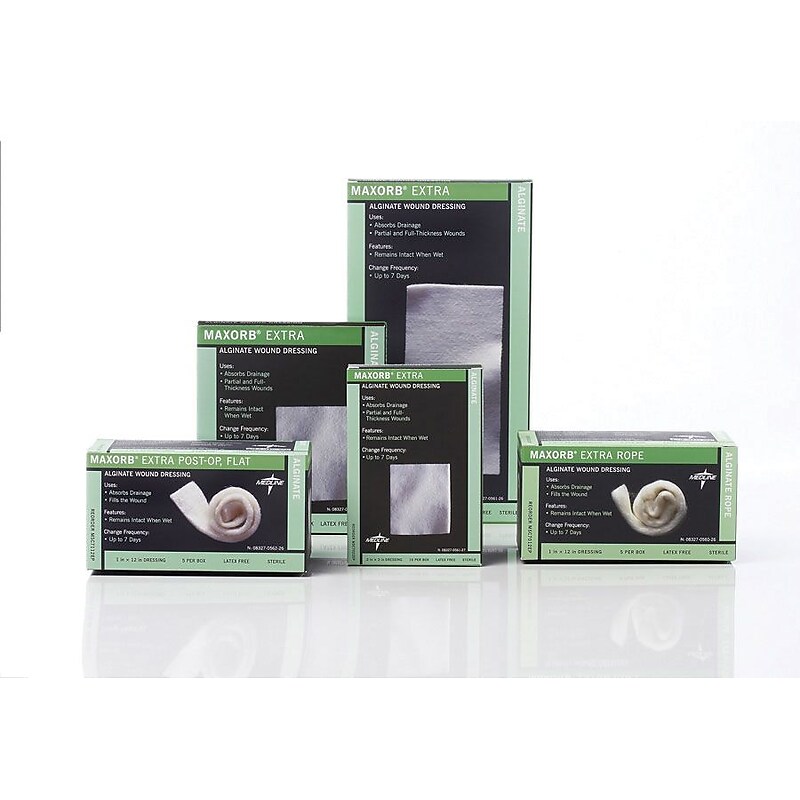 Maxorb® Extra Rope Dressings, 12" x 1" Size image 1