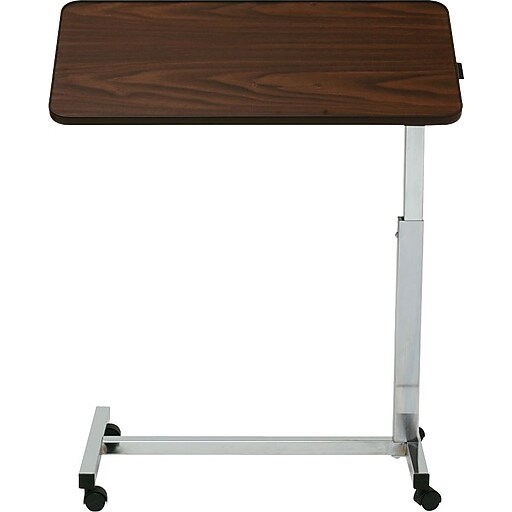 Medline Tilt Top Hbase Overbed Tables, 30"L x 15"W x 28" 45"H Staples