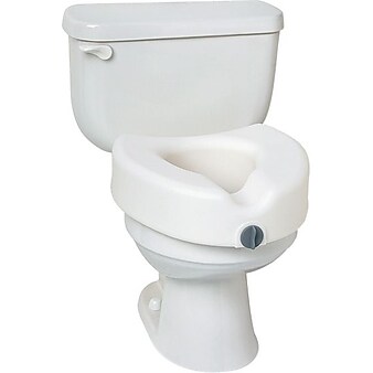 Medline Elevated Toilet Seats with Arms, 5 1/2" H Seat